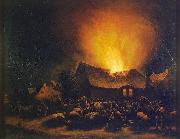 Fire in a Village